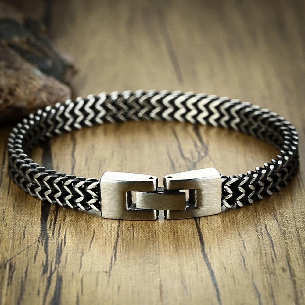 Double Foxtail Bracelet (Mens Jewelry) - Picture 3 of 3